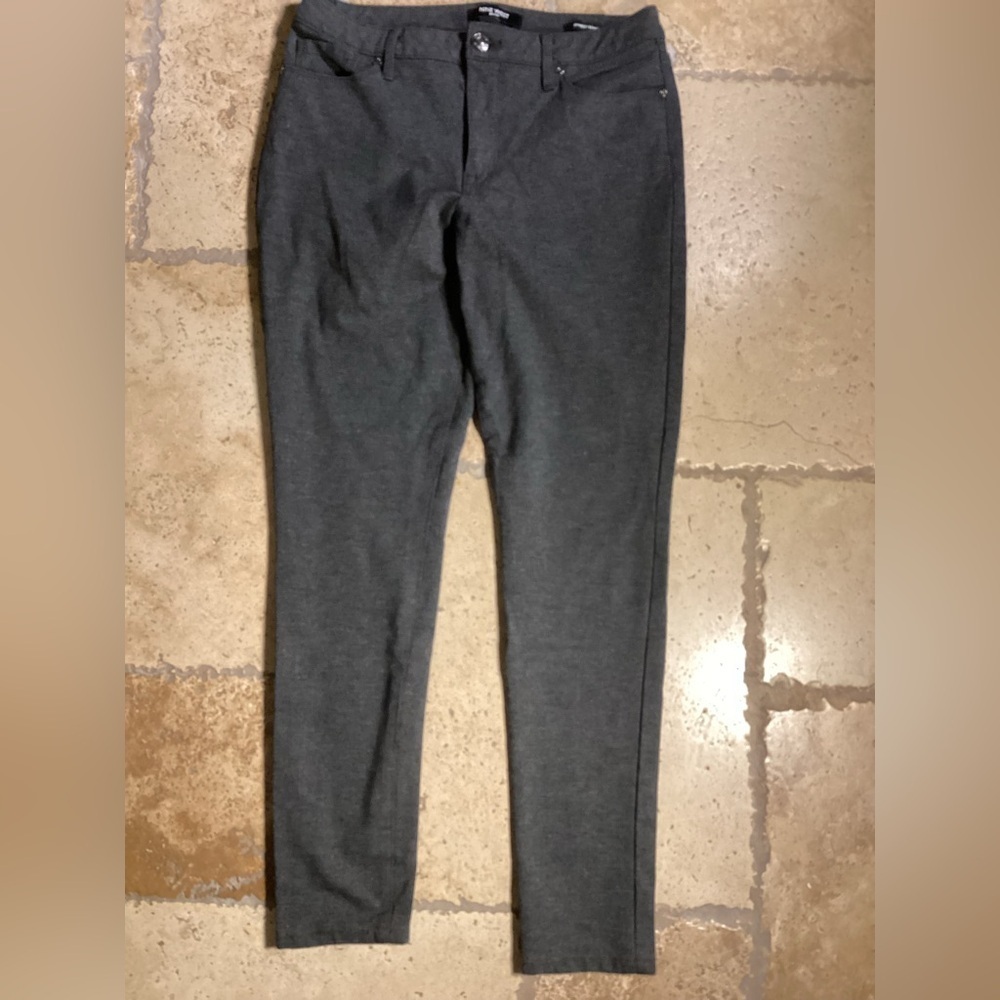 Nine West Gramercy Skinny Jeans Womens 10 Pants -charcoal Gray Stretch
@9